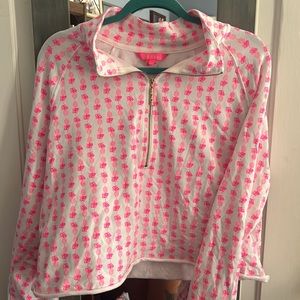 Lilly Pultizer Crop Zip